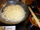 釜揚げうどん(食べ始めてから、あわてて撮りました;汗)