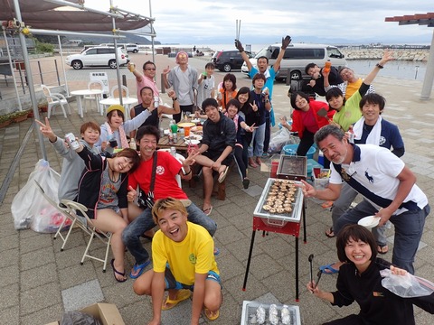 スクープご一行様BBQ@ 平沢マリンセンター