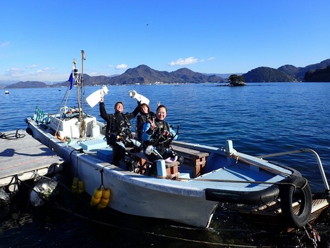 淡島ボートダイブポイントへ