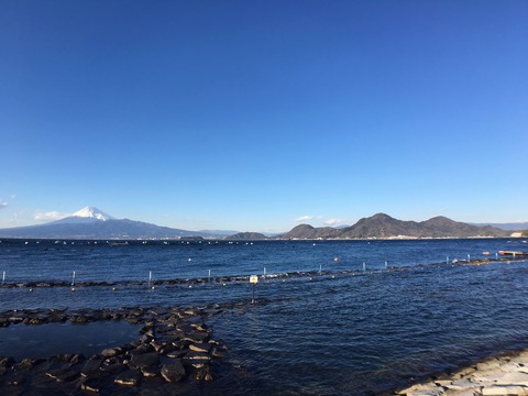 今日も西風強し@平沢ビーチ