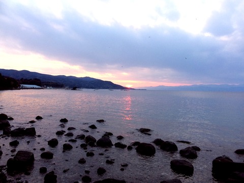 夕暮れ