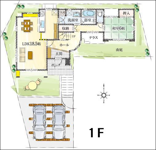 1F間取り