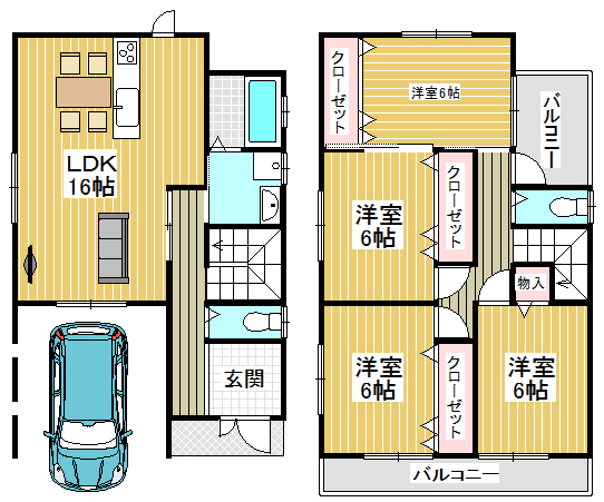 星丘2丁目間取り図