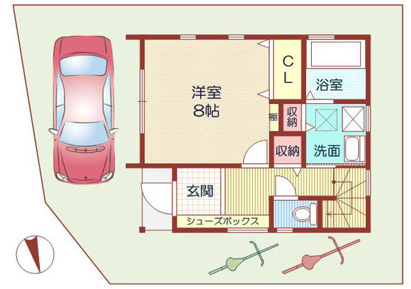 トラストプレイス磯島茶屋町1階
