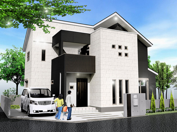 外観パース1b