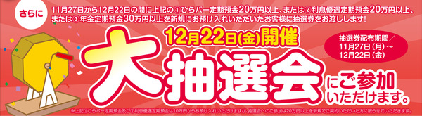 ひらしん大抽選会