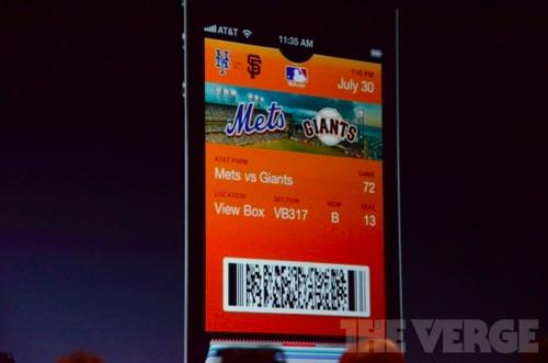 野球のチケット