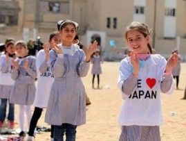 ガザ地区の子供達の日本に対する愛情