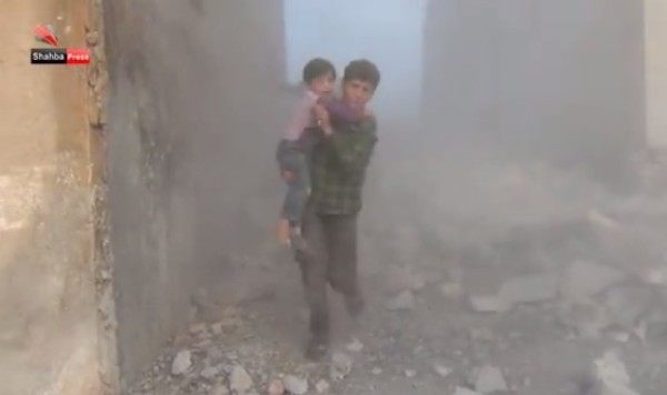 シリアの市民視点の空爆