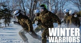 自衛隊と米軍の雪合戦
