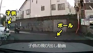 典型的な子供の飛び出し