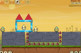 タマゴを割る物理ゲーム