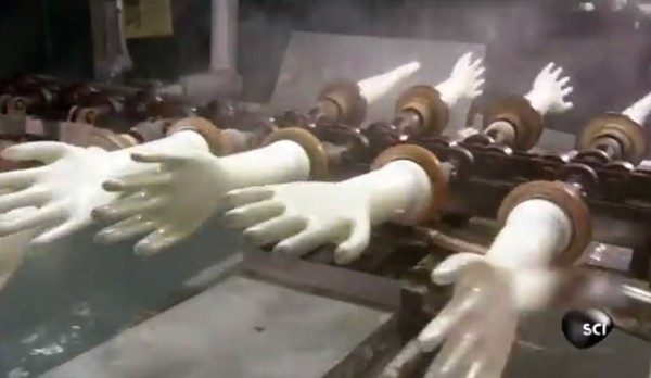 ゴム手袋の作り方