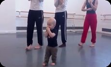 赤ちゃんインスピコンテンポラリーダンス