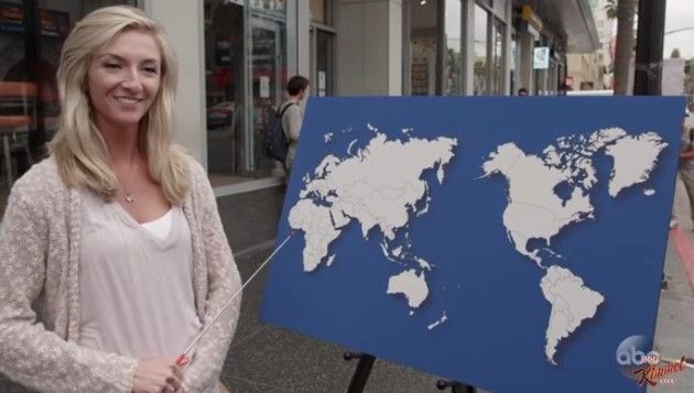 アメリカ人は世界地図を知らない