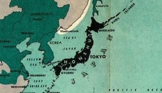 大日本帝国やその他の国の植民地の図