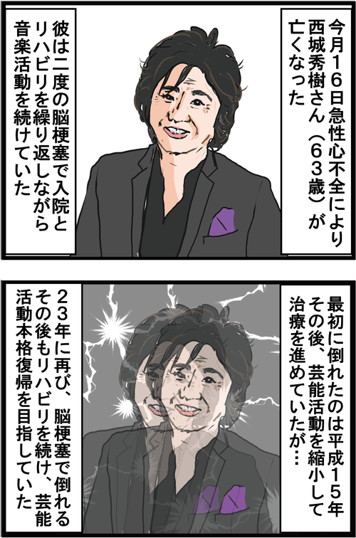 【高血糖】西城秀樹さんの脳梗塞は糖尿病のせいだった…!?1