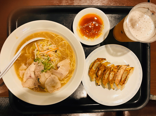 ラーメン餃子ビールセット