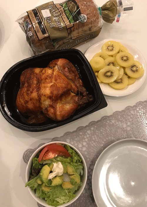 夕食