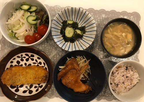 夕食
