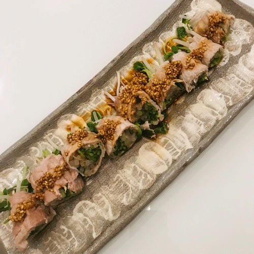 豆苗モヤシの豚ロース巻き5