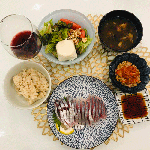 夕食