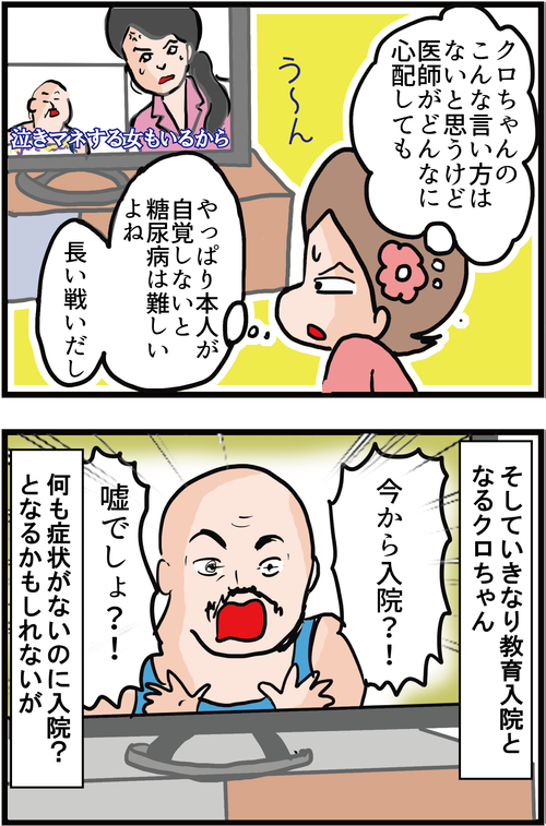 【血糖値300超え】即入院レベルのクロちゃんのその後…2