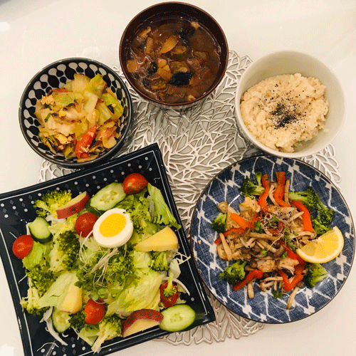 夕食