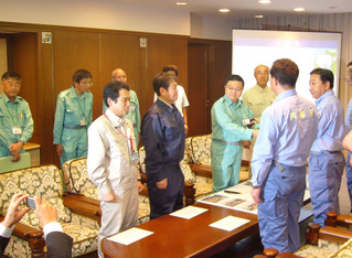 野田総理　有明空港