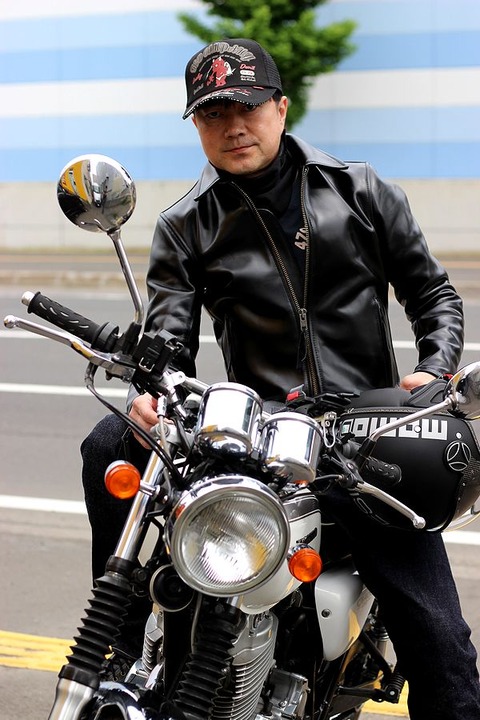 撮影協力”別注レザージャケット”TCR-H” : バイクウェアとアメカジ