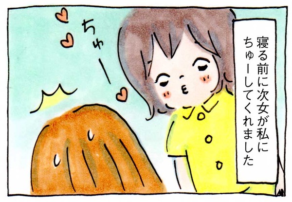 おやすみのちゅー、こちらからするかあちらからされるか