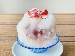 190301苺大福かき氷