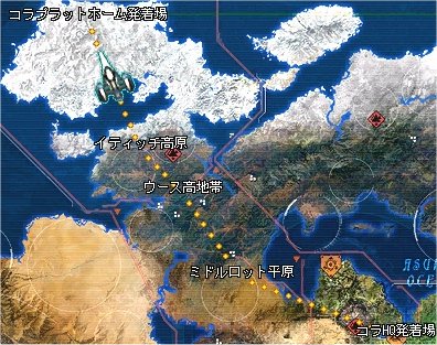 輸送船地図