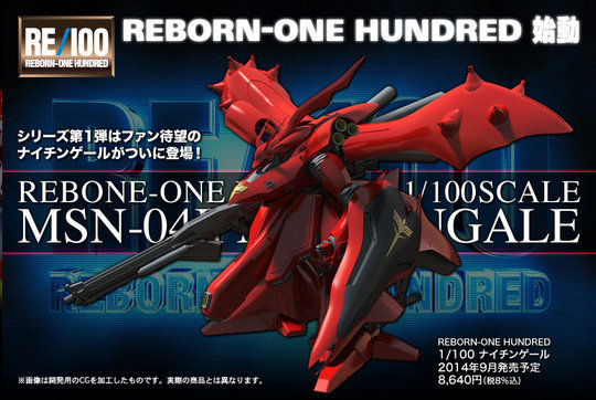 メーカー純正品[充電不要 1年保証] バンダイ RE／100 1／100 MSN-04II