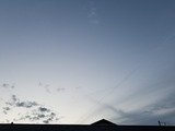 昨日の夕空