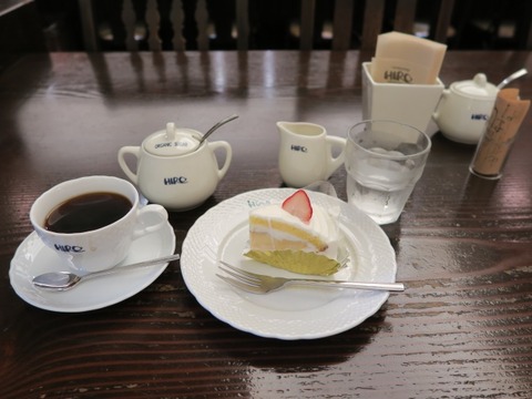 180822ヒロコーヒー04ケーキセット@630