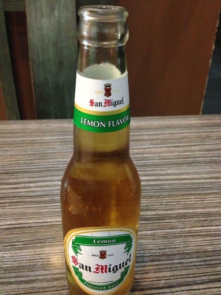 サンミゲルビールレモンフレーバー