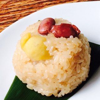 弥彦 お土産 かめや 栗おこわ団子