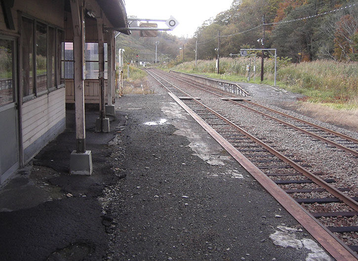 峠下駅 反対側