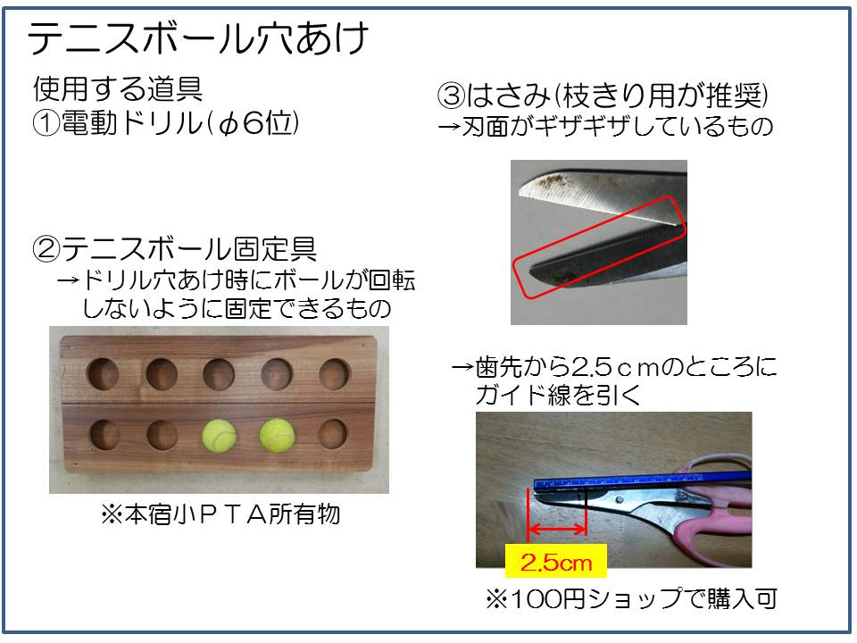 穴あけ手順1