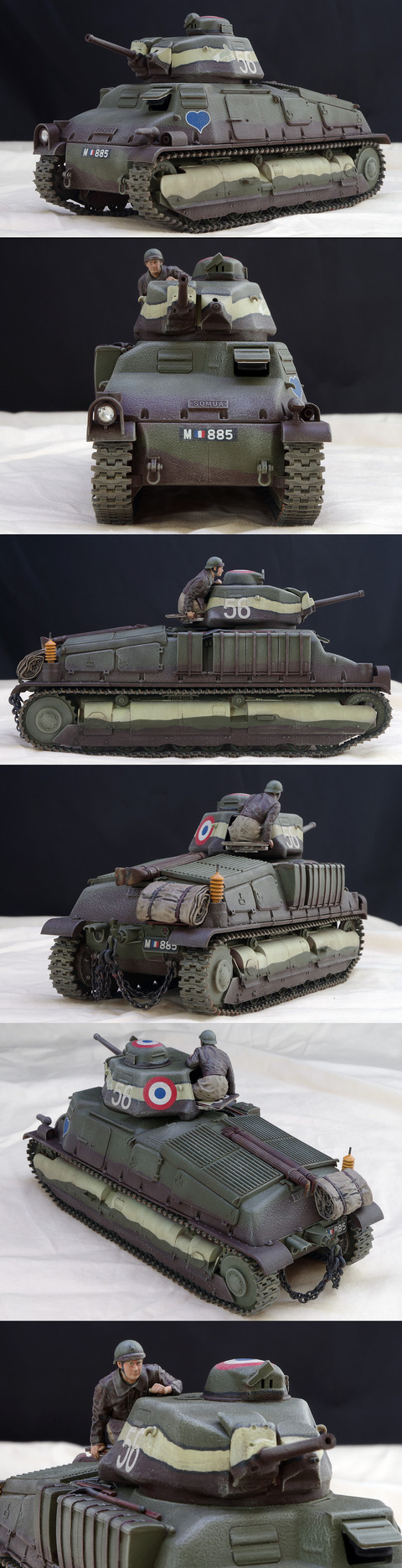 タミヤ 1/35 MMシリーズ フランス中戦車 ソミュア S35 タミヤ 1/35 MMシリーズ フランス中戦車 ソミュア S35
