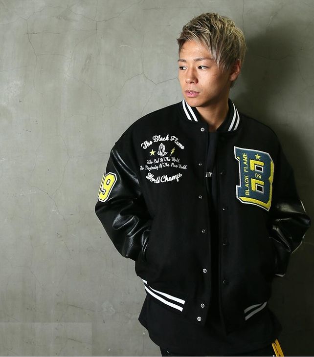 BLACK FLAMEスタジャン&BIGニット&プルパーカー&LS TEE& BLACK FLAMEスタジャン&BIGニット&プルパーカー&LS TEE&