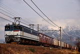 冬の伊吹山と5087レ