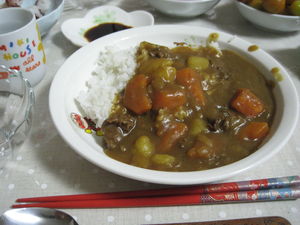 10年7月3日撮影:オグリに捧げる人参カレー