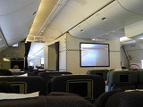 機内にて