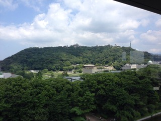 Matsuyama Castle from ¾¾»³»Ô¤ÎÅìµþÂè°ì¥Û¥Æ¥ë