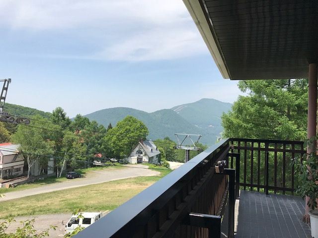 テラスから