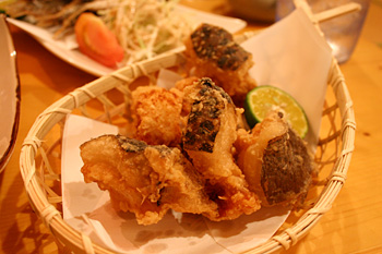 うつぼの唐揚げ