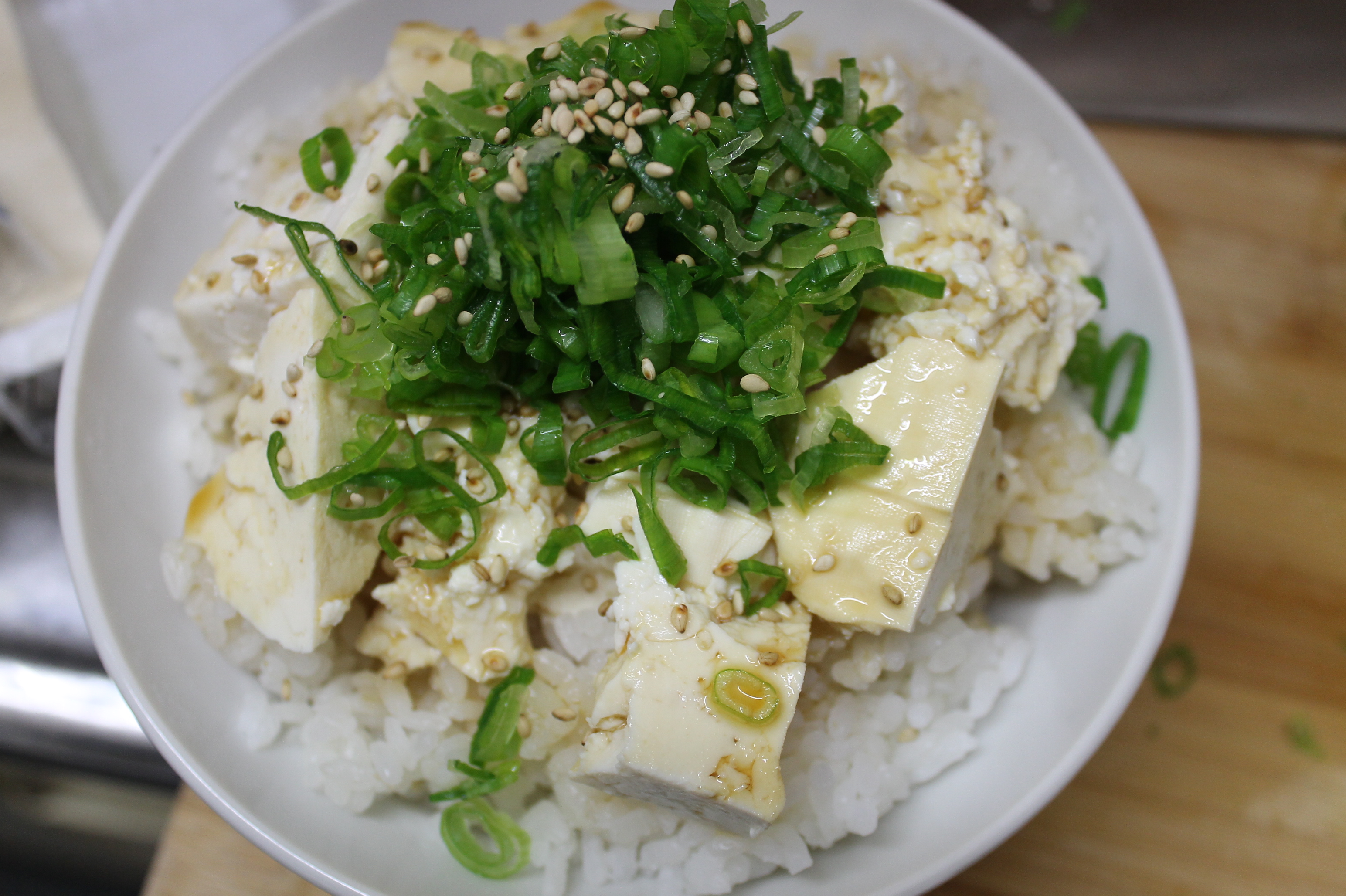 豆腐のっけ丼 糖質オフ ヘルシー 簡単 美味しく ダイエット