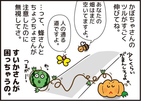 201804かぼちゃに痛覚がある2